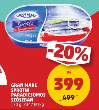 PENNY GRAN MARE SPROTNI PARADICSOMOS SZÓSZBAN 170 g ajánlat
