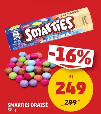 PENNY SMARTIES DRAZSÉ 38 g ajánlat