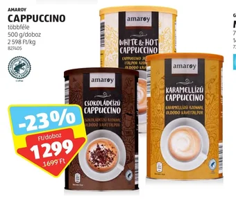 ALDI AMAROY CAPPUCCINO 500 g ajánlat