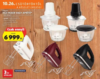 AMBIANO KÉZI MIXER VAGY APRÍTÓ 1 db