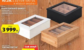 ALDI CROFTON TEAFILTERTARTÓ DOBOZ ajánlat