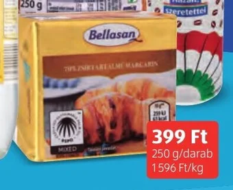 ALDI BELLASAN KOCKAMARGARIN 250 g ajánlat