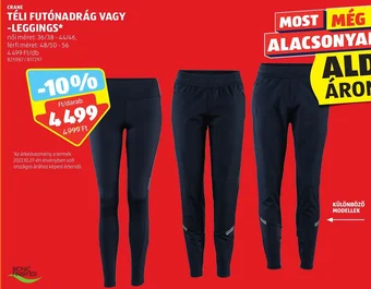 ALDI CRANE TÉLI FUTÓNADRÁG VAGY -LEGGINGS 1 db ajánlat