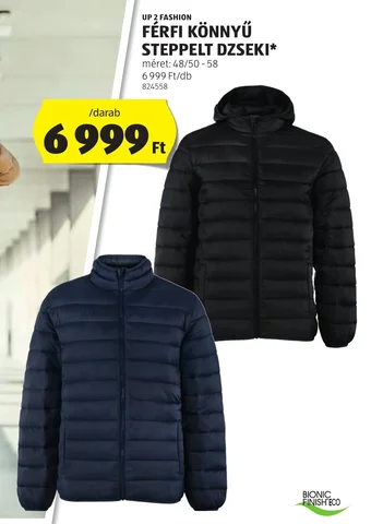 UP 2 FASHION FÉRFI KÖNNYŰ STEPPELT DZSEKI 1 db