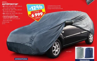ALDI AUTO XS AUTÓPONYVA 1 db ajánlat