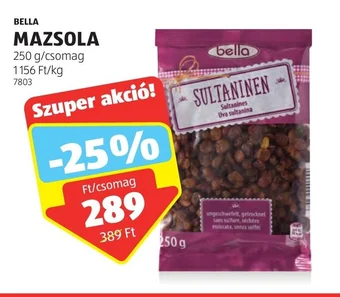 ALDI BELLA MAZSOLA 250 g ajánlat