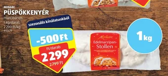 ALDI MONARC PÜSPÖKKENYÉR 1 kg ajánlat