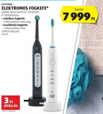 ALDI EASYHOME ELEKTROMOS FOGKEFE 1 készlet ajánlat