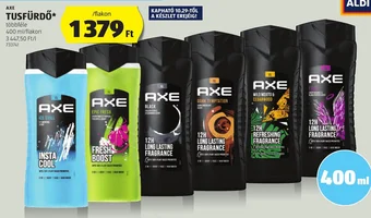 ALDI AXE TUSFÜRDŐ 400 ml ajánlat