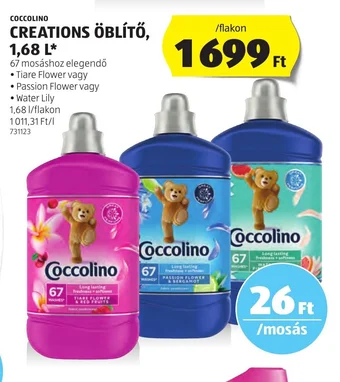 ALDI COCCOLINO CREATIONS ÖBLÍTŐ 1,68 l ajánlat