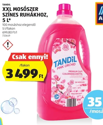 ALDI TANDIL XXL MOSÓSZER SZÍNES RUHÁKHOZ 5 l ajánlat