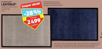 ALDI MY LIVING STYLE LÁBTÖRLŐ 1 db ajánlat
