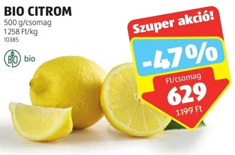 ALDI BIO CITROM 500 g ajánlat
