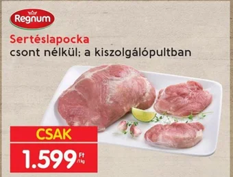 Interspar Regnum Sertéslapocka 1 kg ajánlat