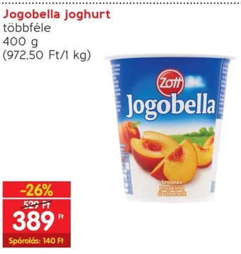 Jogobella joghurt 400 g