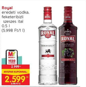 Interspar Royal vodka 0,5l ajánlat