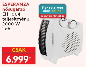 Interspar ESPERANZA hősugárzó ajánlat