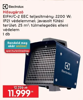 Electrolux Hősugárzó