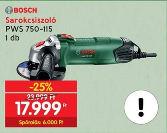 Interspar BOSCH Sarokcsiszoló ajánlat