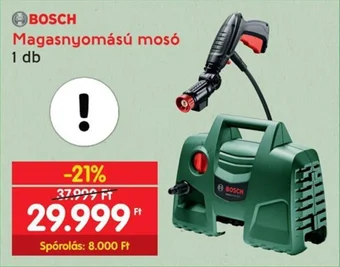 Interspar BOSCH Magasnyomású mosó ajánlat