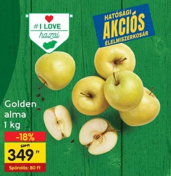 Interspar Golden alma 1 kg ajánlat