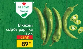 Interspar Étkezési csípős paprika ajánlat