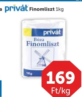 PRIVÁT privat Finomliszt 1kg ajánlat