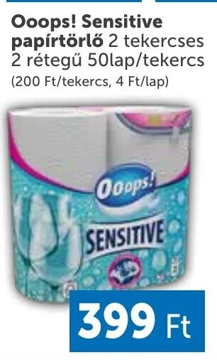 PRIVÁT Ooops Sensitive papírtörlő ajánlat