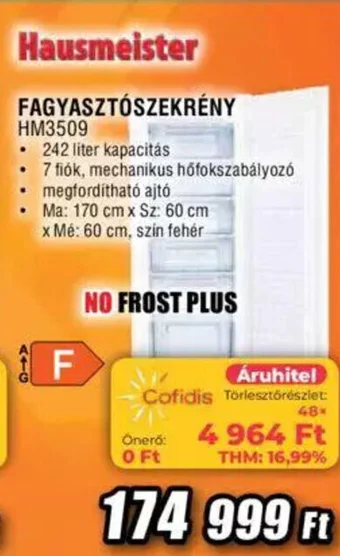 Hausmeister FAGYASZTÓSZEKRÉNY