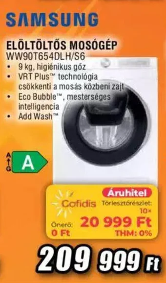 Expert SAMSUNG ELÖLTÖLTŐS MOSÓGÉP ajánlat