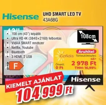 Expert Hisense UHD SMART LED TV ajánlat