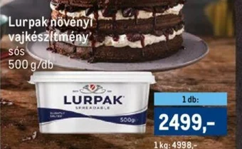 Lurpak növényi vajkészítmény 500 g