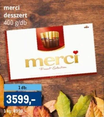 Metro merci desszert 400 g ajánlat