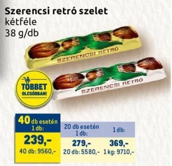 Metro Szerencsi retró szelet 38 g/db ajánlat