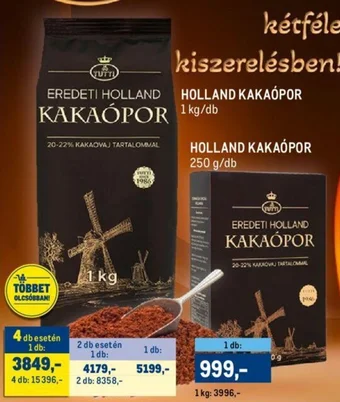 HOLLAND KAKAÓPOR 250 g/db