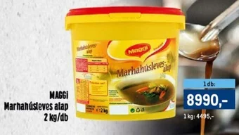 Metro MAGGI Marhahúsleves alap 2 kg/db ajánlat