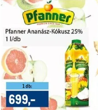 Metro Pfanner Ananász Kókusz 1l ajánlat