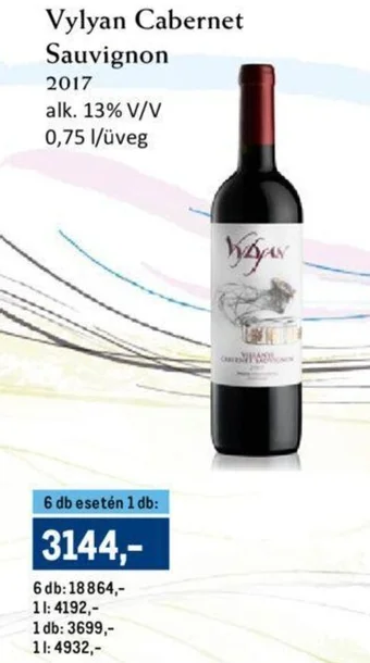Vylyan Cabernet Sauvignon 0,75l