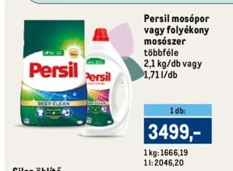 Metro Persil mosópor vagy folyékony mosószer 2,1kg ajánlat