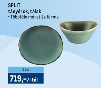 SPLIT tányérok tálak