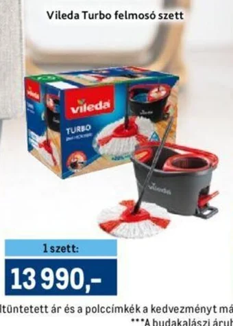 Metro Vileda Turbo felmosó szett ajánlat
