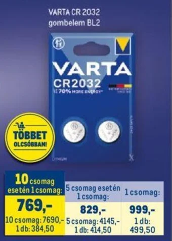 VARTA CR 2032