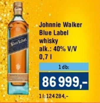 Metro Johnnie Walker Blue Label whisky 0,7l ajánlat