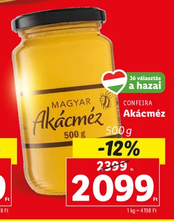CONFEIRA Akácméz 500g