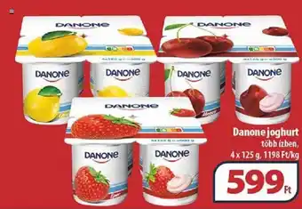 Coop Danone joghurt 4x125g ajánlat