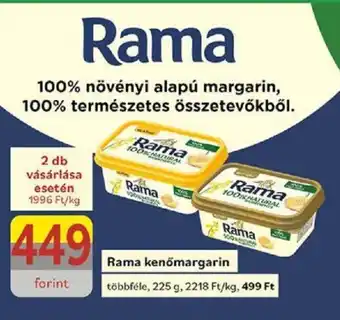 Coop Rama kenőmargarin 225g ajánlat
