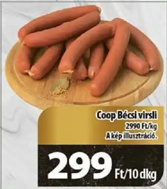 Coop Coop Bécsi virsli 10dkg ajánlat