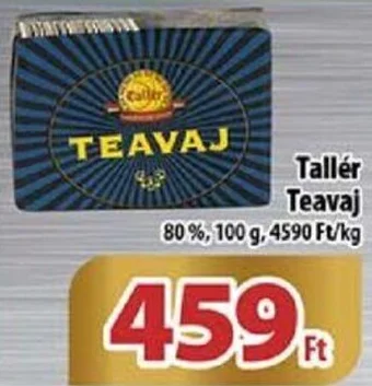 Coop Tallér Teavaj 100g ajánlat