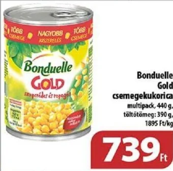 Coop Bonduelle Gold csemegekukorica 440 g ajánlat