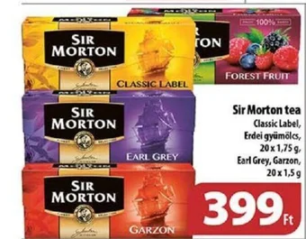 Coop Sir Morton tea 20x1,75g ajánlat